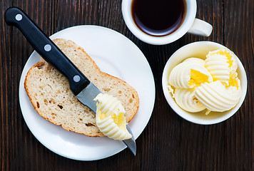 Image showing brean and butter