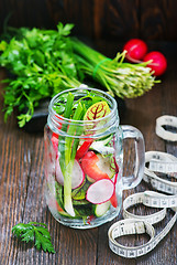 Image showing fresh vegetable salad