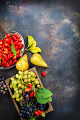 Image showing autumn fruits