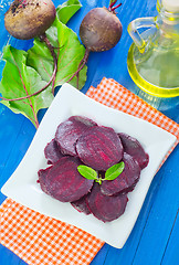 Image showing beet on plate