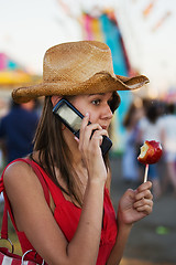 Image showing Teen at the carnival