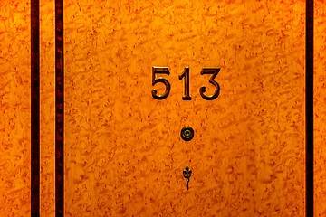 Image showing Door with the number 513.