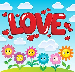 Image showing Word love theme image 2