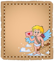 Image showing Cupid topic parchment 6