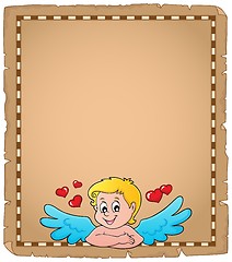 Image showing Cupid topic parchment 2