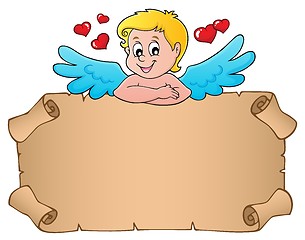 Image showing Cupid topic parchment 3