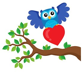 Image showing Valentine owl topic image 9