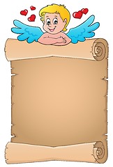 Image showing Cupid topic parchment 4