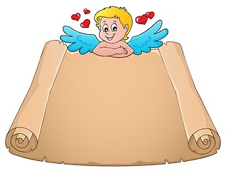 Image showing Cupid topic parchment 5