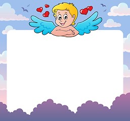 Image showing Cupid thematics frame 2