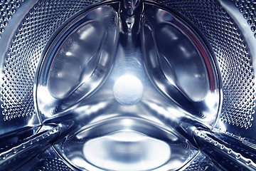 Image showing stainless drum of washing machine