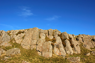 Image showing rocky summit