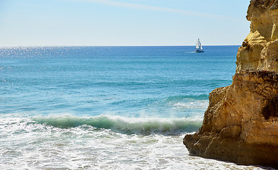 Image showing Portimao beach in Algarve, Portugal