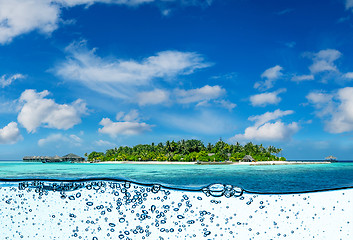 Image showing Maldives Indian Ocean