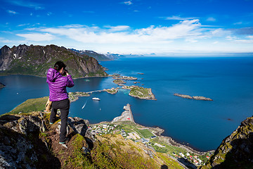 Image showing Nature photographer Norway Lofoten archipelago.