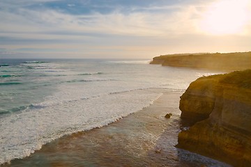 Image showing Ocean Rocky Shoreline