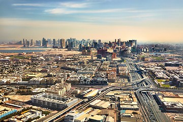 Image showing Dubai View from Air