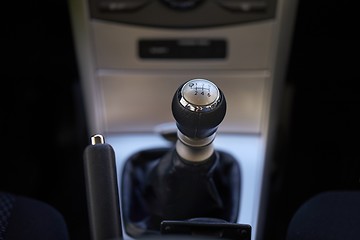 Image showing Manual gear stick