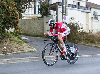 Image showing The Cyclist Geoffrey Soupe - Paris-Nice 2016