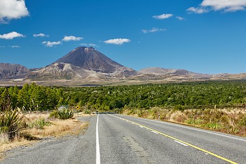 Image showing Volcanic Landscape, Tongariro