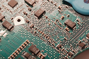 Image showing Circuit board closeup