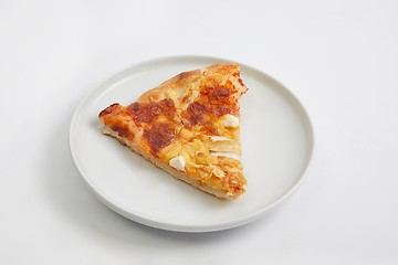 Image showing Pizza slice on a plate