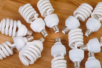 Image showing Compact Flurescent Bulbs