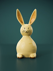 Image showing sweet easter bunny figure