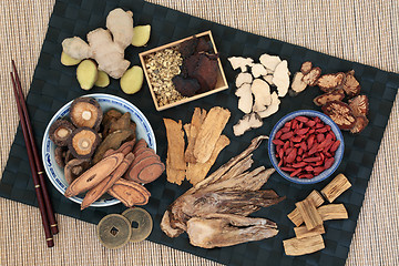 Image showing Traditional Chinese Herbs