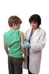 Image showing Child vaccination