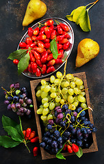 Image showing autumn fruits