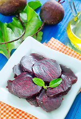 Image showing beet on plate