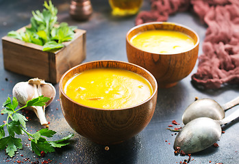 Image showing pumpkin soup