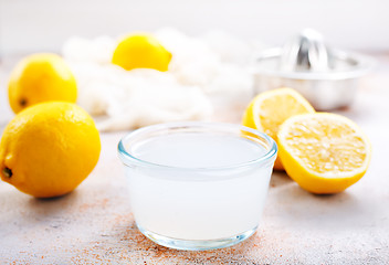 Image showing lemon juice