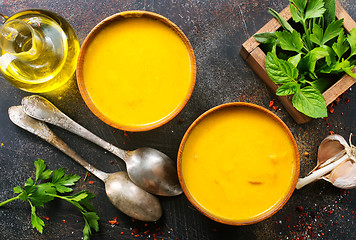 Image showing pumpkin soup