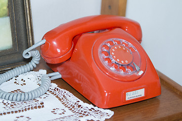 Image showing Old Fashion Telephone