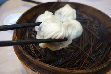 Image showing Traditional soup dumpling Xiao Long Bao