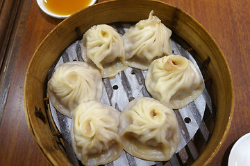 Image showing Traditional soup dumpling Xiao Long Bao