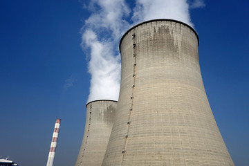 Image showing Cooling towers of  nuclear power plant