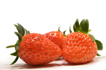 Image showing Strawberry fruits isolated