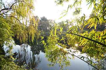 Image showing Landscape of West lake in Hangzhou, China