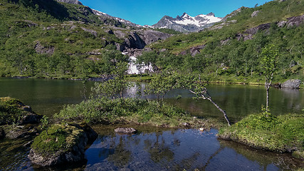 Image showing mountain lake landscape