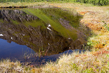 Image showing mountain mirror lake