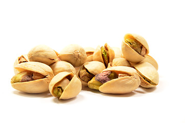 Image showing Pistachio nuts isolated  