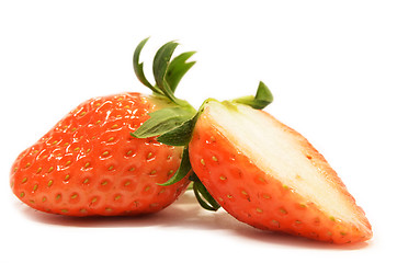 Image showing Strawberry fruits isolated