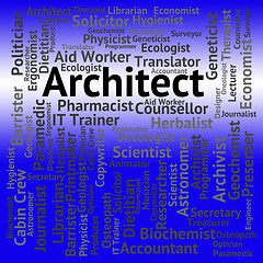 Image showing Architect Job Means Creator Hiring And Occupations