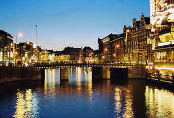 Image showing Night Amsterdam