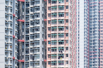 Image showing Urban city building facade