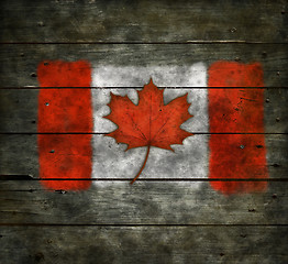 Image showing flag of canada