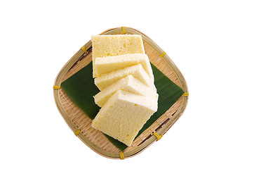 Image showing asian steam egg cake